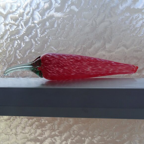 Vintage Glass Red Pepper - Picture 4 of 6